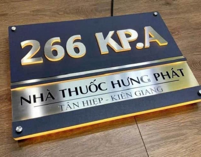 Làm biển số nhà ở Vũng Tàu